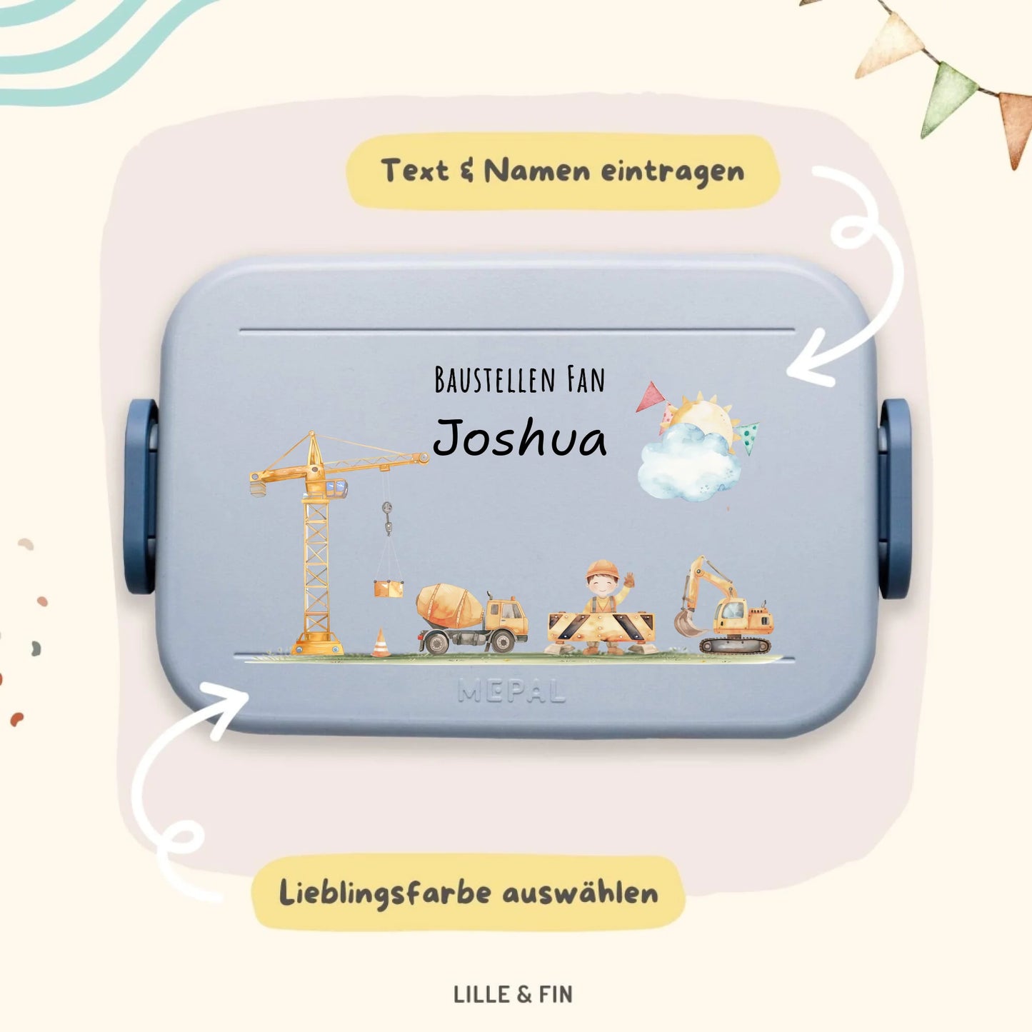 Mepal Bento blau Explainer