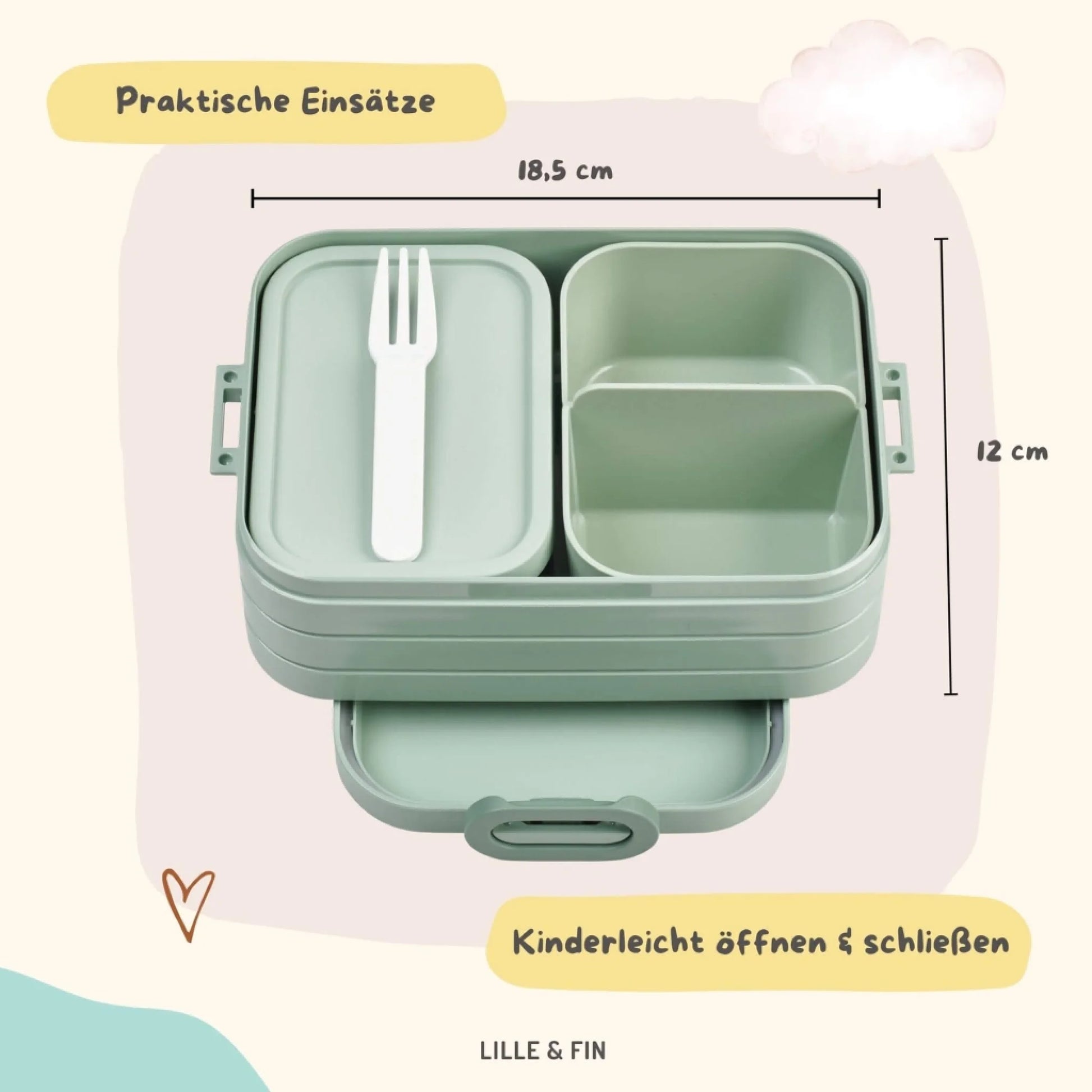 Mepal Bento sage Größe