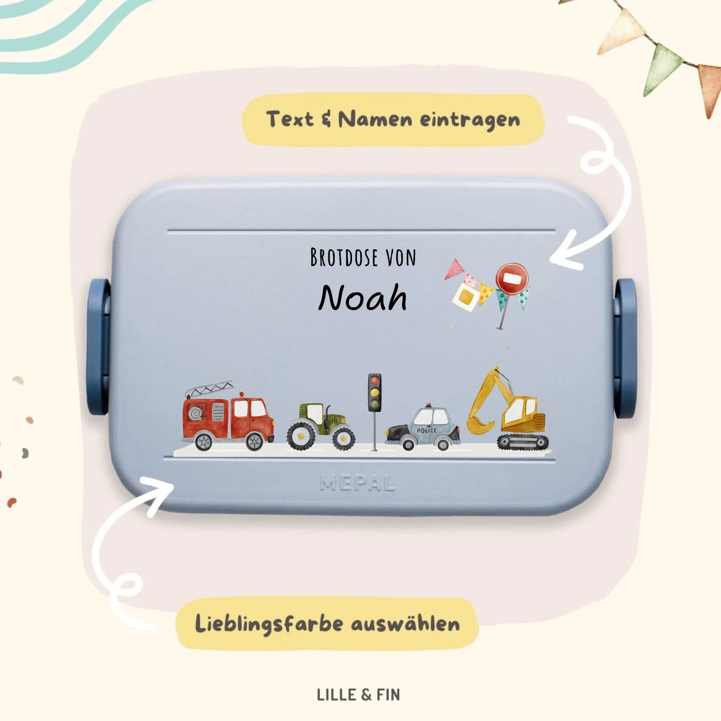 Mepal Bento blau Explainer