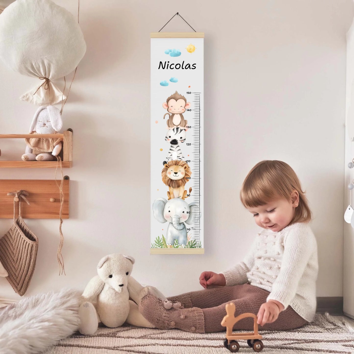 Messlatte 2 mit Kind