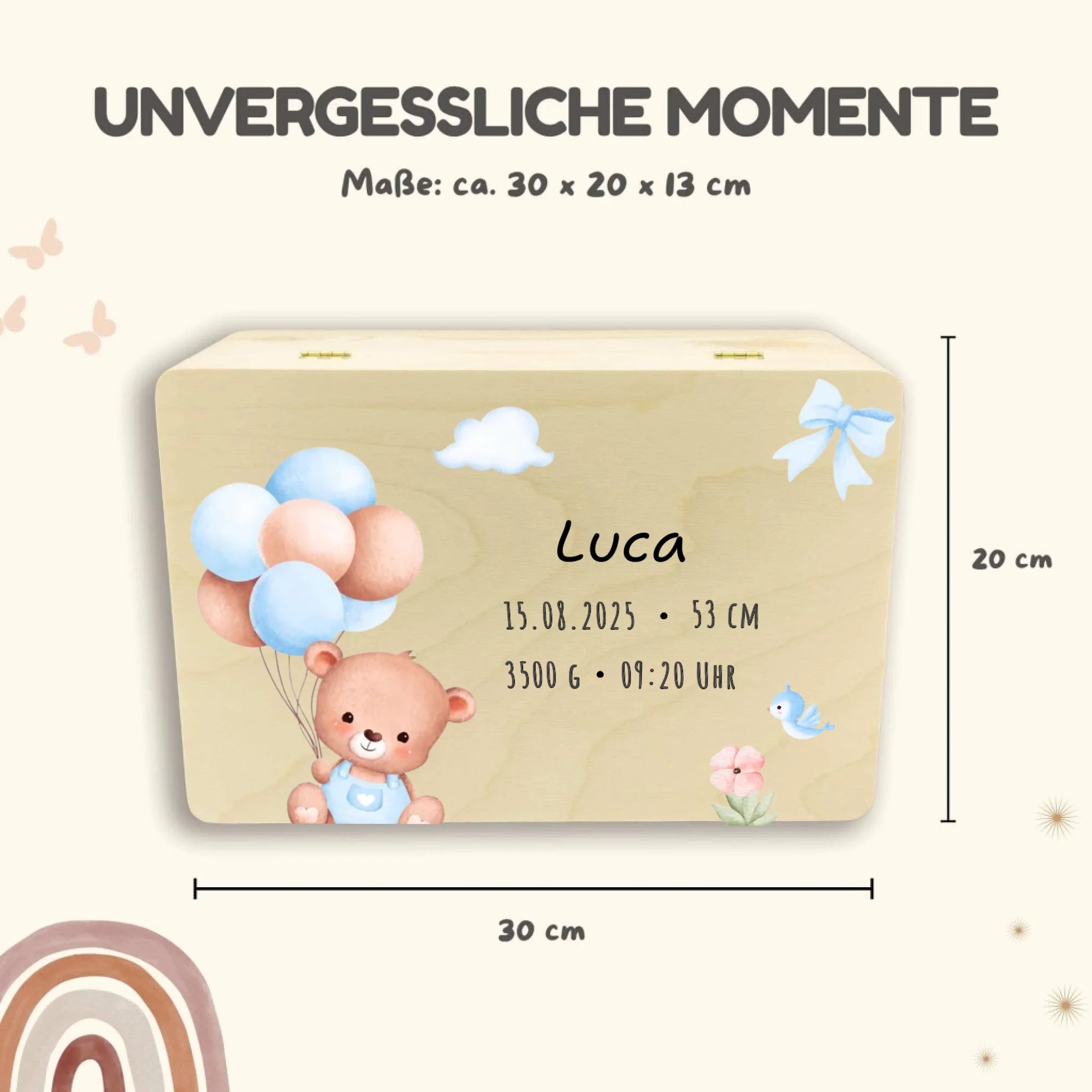 Holzkiste Maße Safari