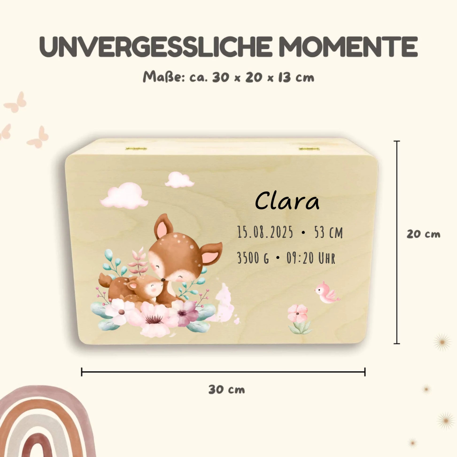 Holzkiste Maße Safari