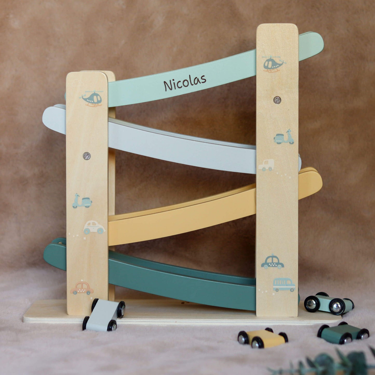 Personalisierte Auto Murmelbahn