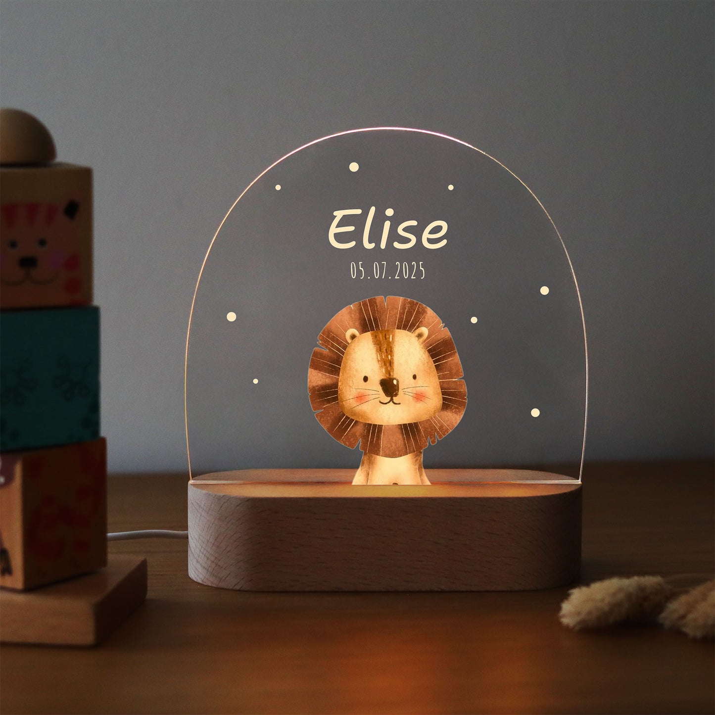 Nachtlicht personalisiert "Lieblingstier"