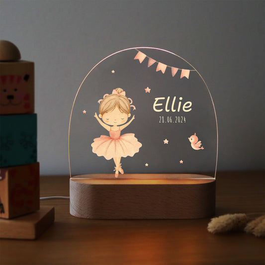 Nachtlicht personalisiert "Ballerina"