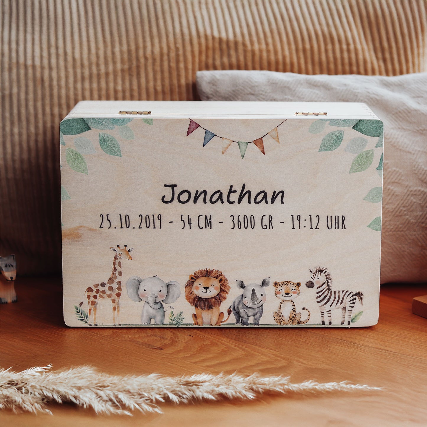 Erinnerungsbox Holz "Safari"